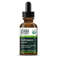 Gaia Herbs Echinacea Supreme, Certified Organic for Immune Support || 1 oz