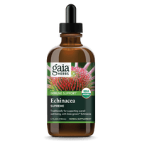 Gaia Herbs Echinacea Supreme, Certified Organic for Immune Support || 4 oz