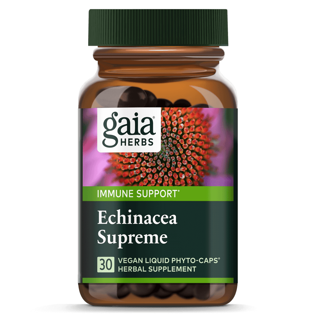 Gaia Herbs Echinacea Supreme for Immune Support || 30 ct