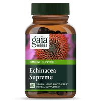 Gaia Herbs Echinacea Supreme for Immune Support || 60 ct