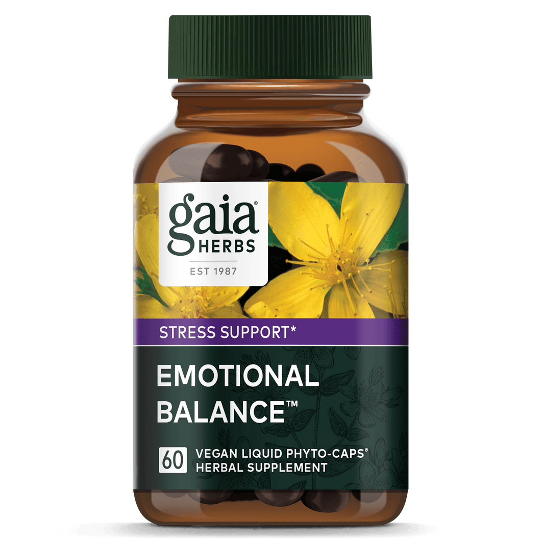 Gaia Herbs Emotional Balance for Stress Support || 60 ct