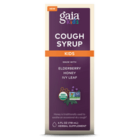 Gaia Herbs Cough Syrup Kids for Immune Support front panel