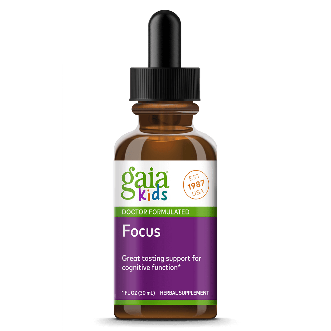 Gaia Herbs GaiaKids Attention Daily Herbal Drops for Brain & Cognitive Support || 1 oz