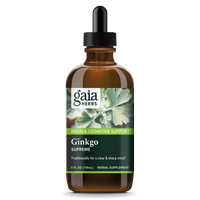 Gaia Herbs Ginkgo Supreme for Brain and Cognitive Support || 4 oz