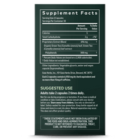 Gaia Herbs Green Tea supplement facts || 60 ct