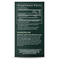 Gaia Herbs Hawthorn Supreme supplement facts || 60 ct