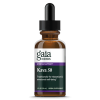 Gaia Herbs Kava 50 for Stress Support || 1 oz