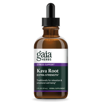 Gaia Herbs Kava Root Extract, Extra Strength for Stress Support || 2 oz