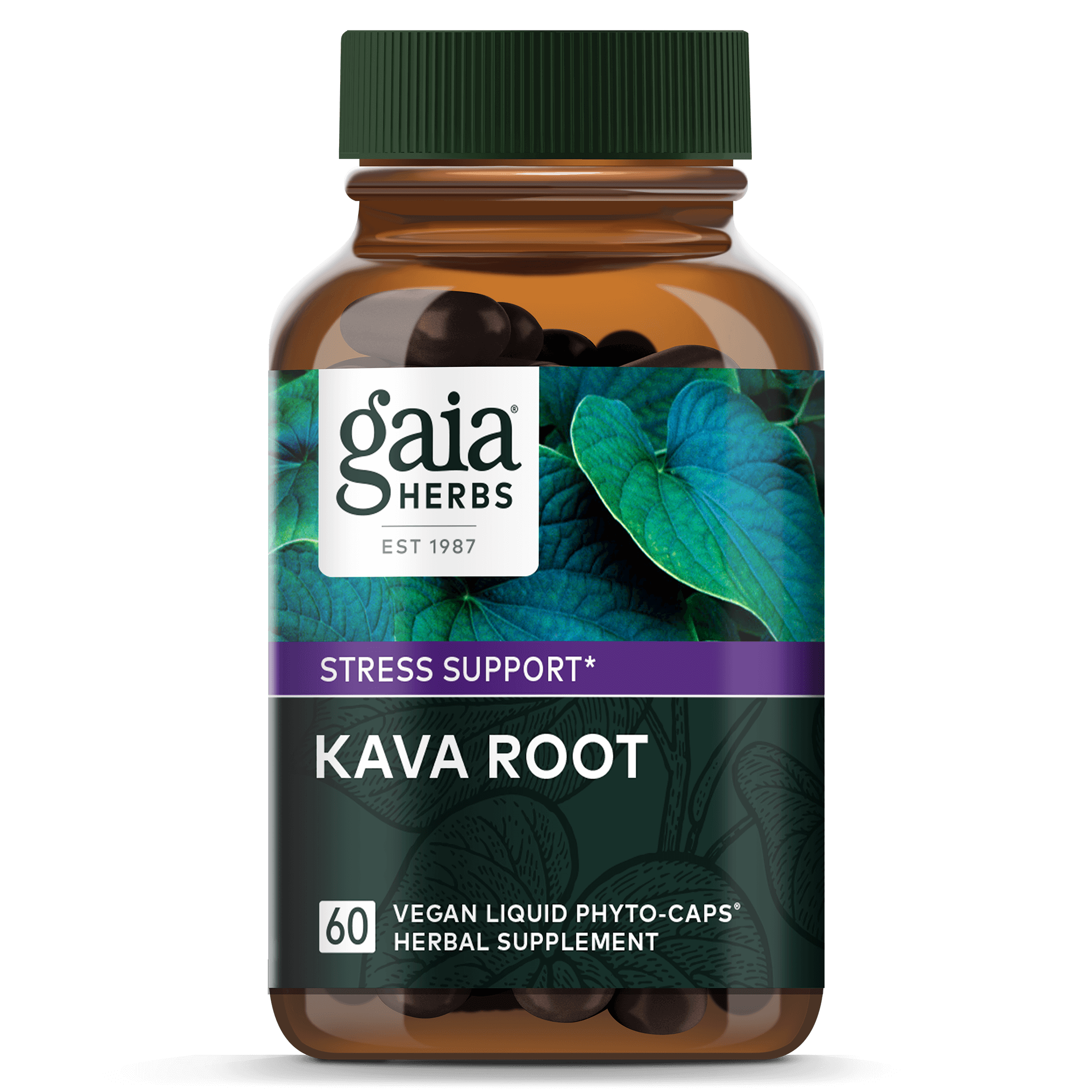 Kava Capsules, Kava Root Pills - Vegan Capsules | Gaia Herbs: Gaia Herbs®