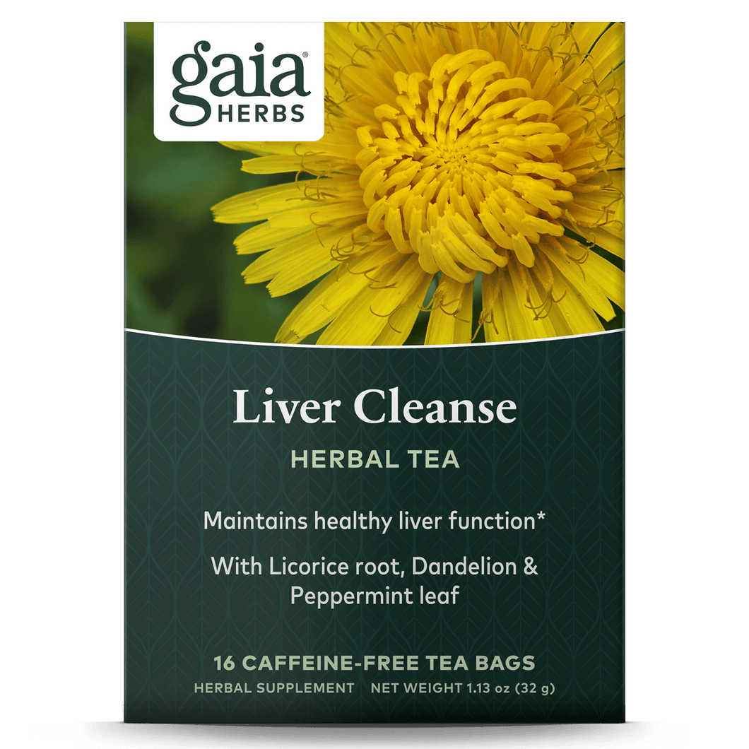 Liver Detox Tea to Maintain Healthy Liver Function Gaia Herbs
