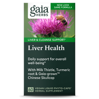 Gaia Herbs Liver Health carton front || 60 ct