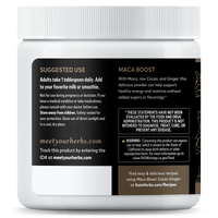 Maca Boost® Cacao Ginger suggested use