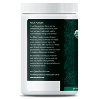 Gaia Herbs Maca Powder suggested use || 16 oz