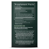 Gaia Herbs Natural Laxative supplement facts || 90 ct