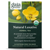 Gaia Herbs Natural Laxative Herbal Tea for Digestive Support || 16 ct