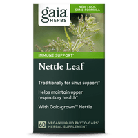 Gaia Herbs Nettle Capsules carton front || 60 ct
