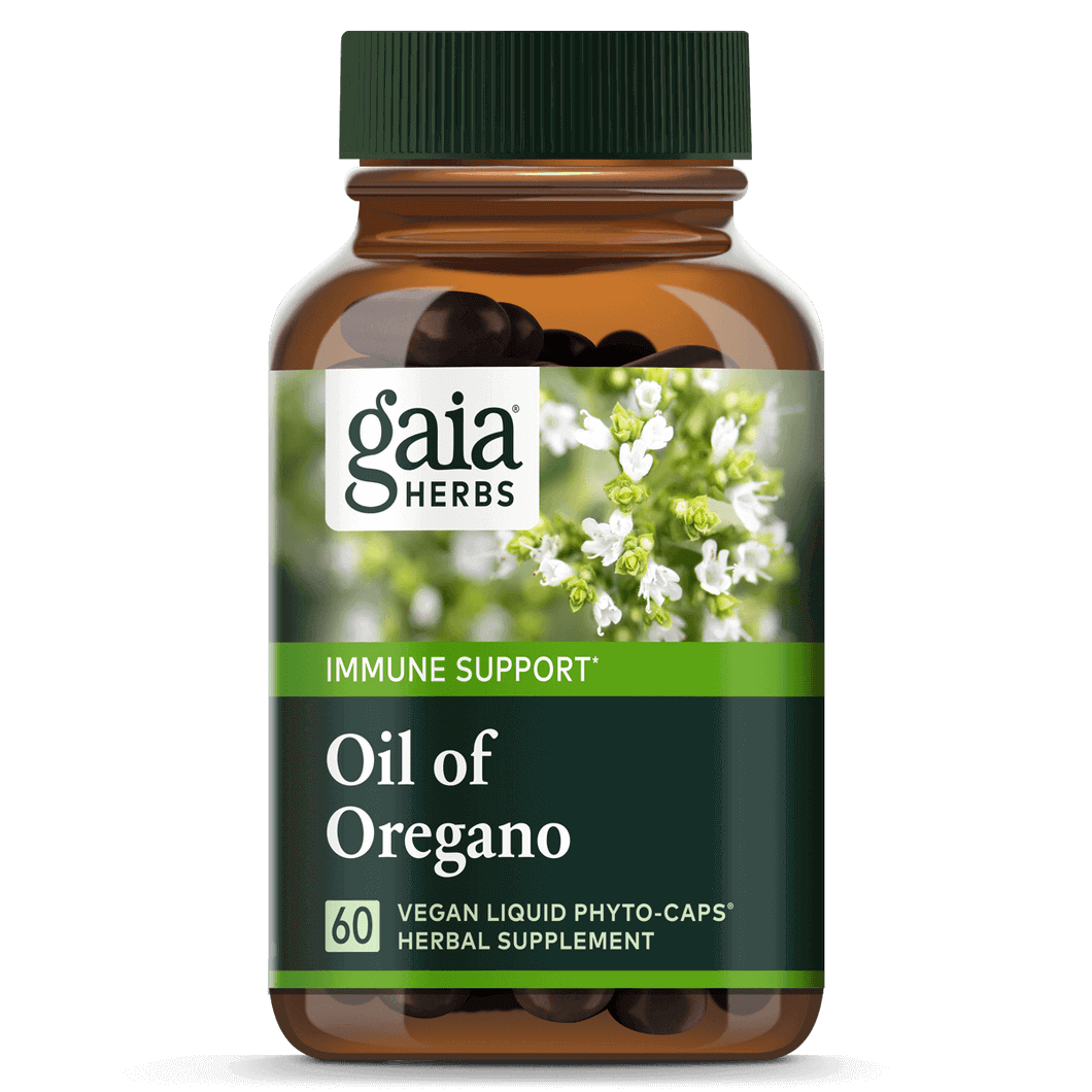 Gaia Herbs Oil of Oregano Pills for Immune Support || 60 ct