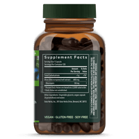 Gaia Herbs Olive Leaf supplement facts || 120 ct