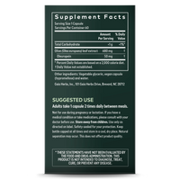 Gaia Herbs Olive Leaf supplement facts || 60 ct