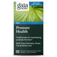 Gaia Herbs Prostate Health carton front || 60 ct