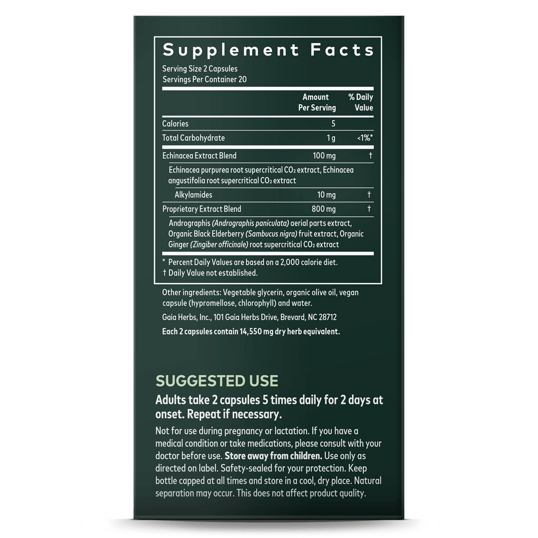 Immune Defense Supplement Quick Defense Gaia Herbs Gaia Herbs®