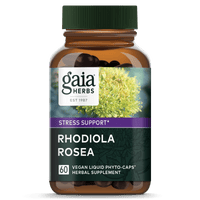 Gaia Herbs Rhodiola Rosea Pills for Stress Support || 60 ct