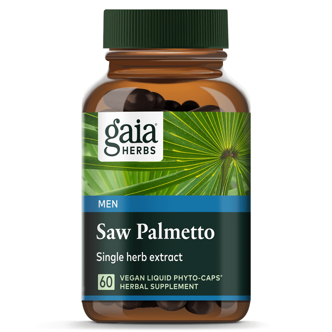 Gaia Herbs Saw Palmetto Pills for Men || 60 ct