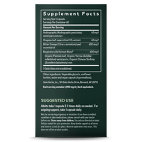 Gaia Herbs Sinus & Lung Supreme for Respiratory Support supplement facts || 60 ct
