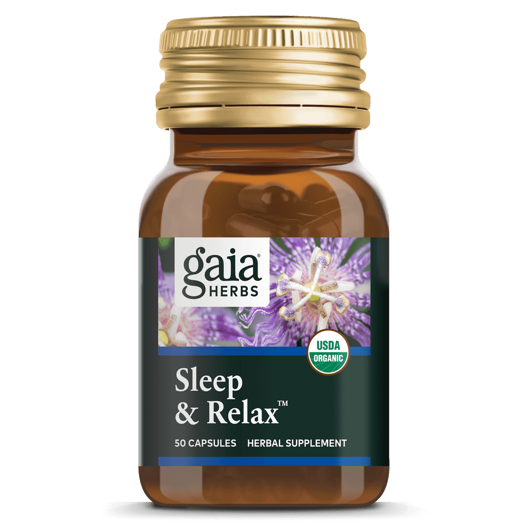 Gaia Herbs Sleep & Relax for Sleep Support || 50 ct
