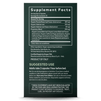 Gaia Herbs Sleep & Relax supplement facts || 50 ct