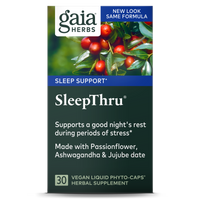 Gaia Herbs SleepThru carton front || 30 ct