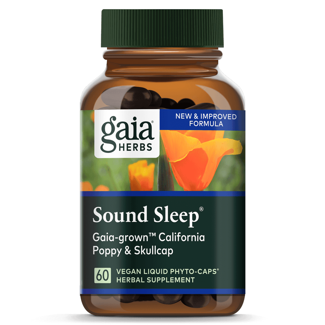 Deep Sleep Supplement With Skullcap Sound Sleep® Gaia Herbs®