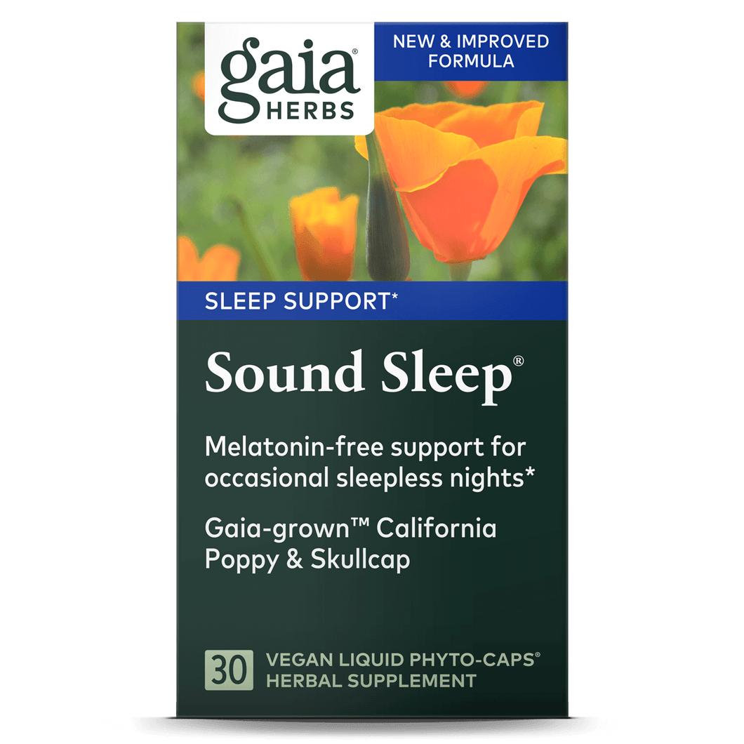 Deep Sleep Supplement With Skullcap Sound Sleep® Gaia Herbs®