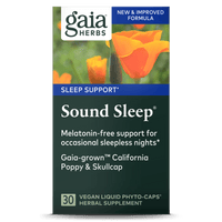 Gaia Herbs Sound Sleep carton front || 30 ct