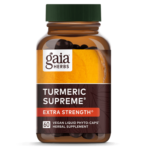 Gaia Herbs Turmeric Pills for Foundational Support || 60 ct
