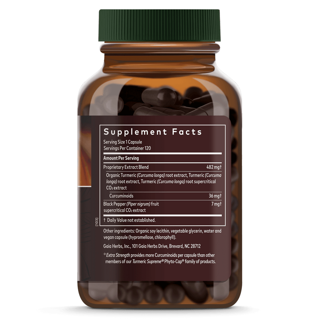 Turmeric Supplement Pills Turmeric Supreme® Extra Strength Gaia Herbs®