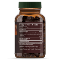 Gaia Herbs Turmeric Supreme Extra Strength supplement facts || 120 ct