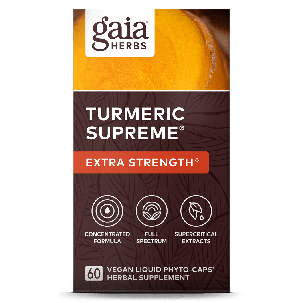 Turmeric Supplement Pills Turmeric Supreme® Extra Strength Gaia Herbs®