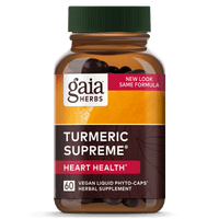 Gaia Herbs Turmeric Supreme Heart for Foundational Support || 60 ct
