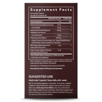 Gaia Herbs Turmeric Supreme Heart supplement facts || 60 ct