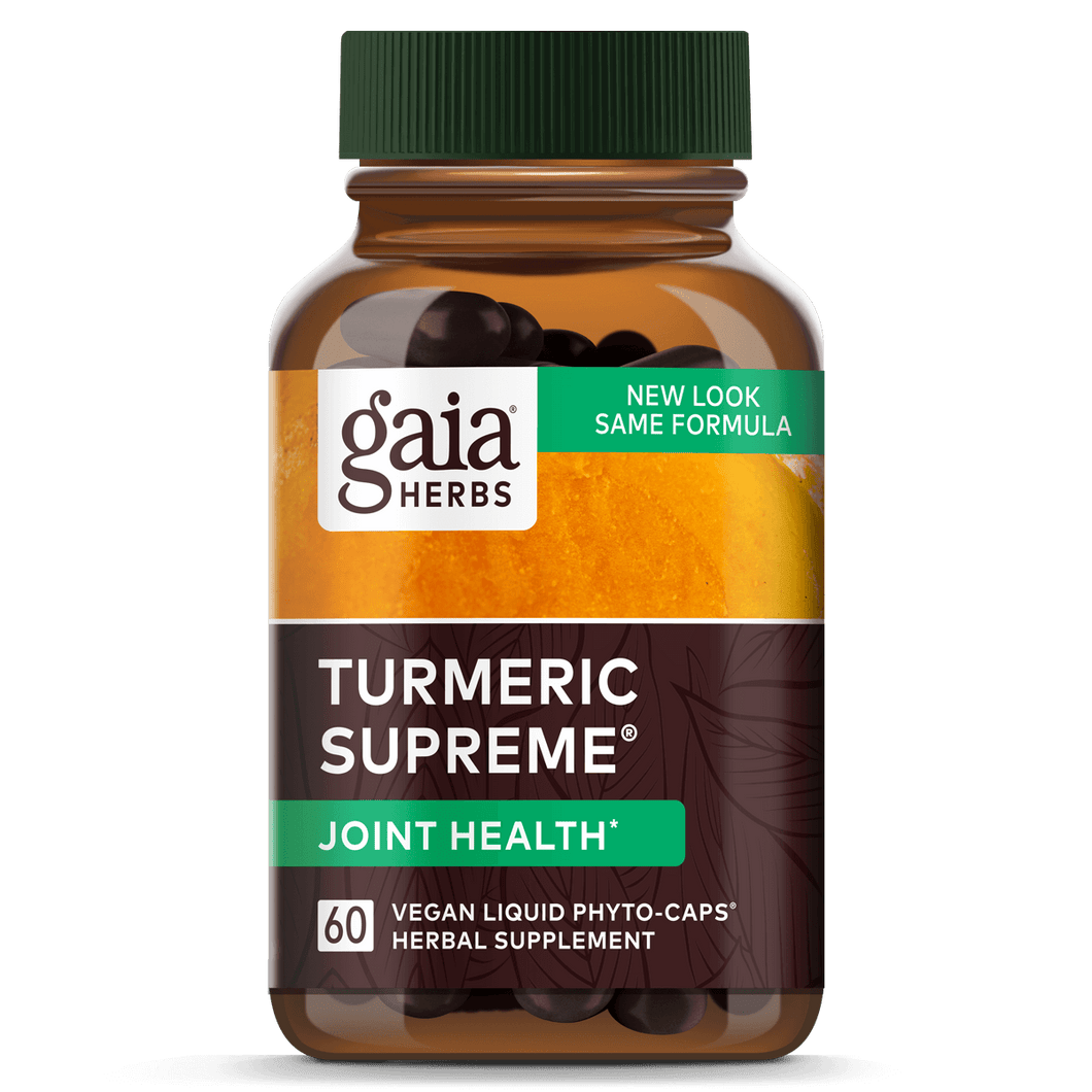 Gaia Herbs Turmeric Supreme Joint for Foundational Support || 60 ct