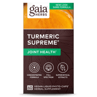Gaia Herbs Turmeric Supreme Joint carton front || 60 ct