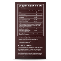 Gaia Herbs Turmeric Supreme Pain supplement facts || 60 ct