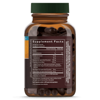Gaia Herbs Turmeric Supreme Pain supplement facts || 120 ct