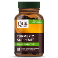 Gaia Herbs Turmeric Supreme Sinus Support (Formerly Turmeric Supreme Allergy) for Immune Support || 60 ct