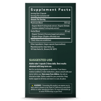 Gaia Herbs Whole Body Support supplement facts || 60 ct